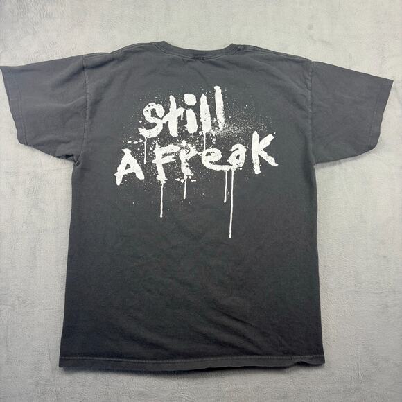 Korn "Still A Freak" T-shirt Mens Large Black Short Sleeve Nu-Metal 90s VTG Y2K - Picture 2 of 5